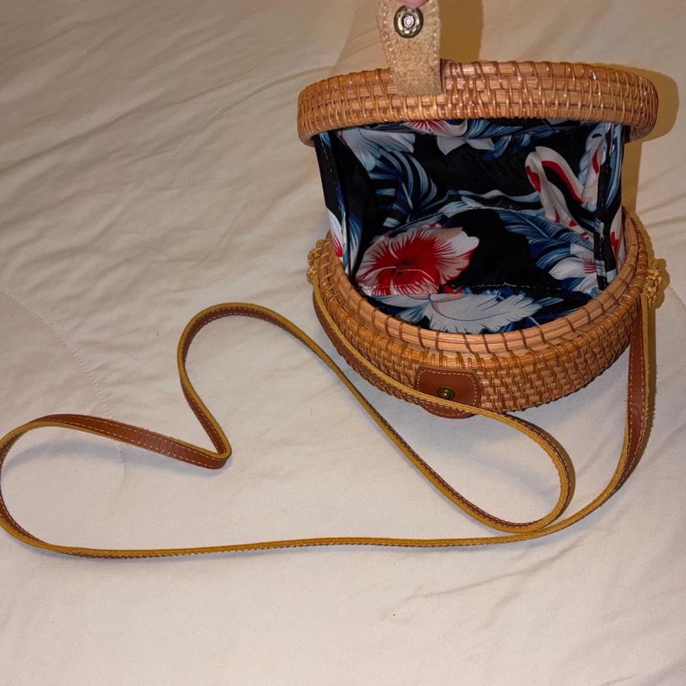 Tropical Canteen Bag💙🌺
